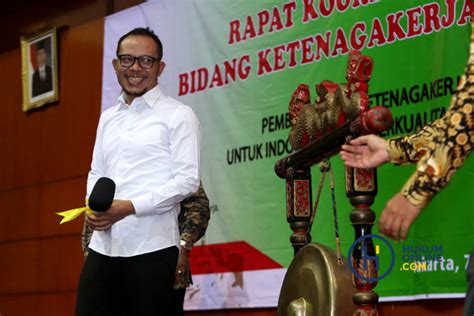 Menaker Buka Rakornas Bidang Ketenagakerjaan Tahun 2019