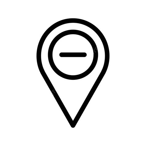 Marker Icon Map Remove Vector Icon Map Remove PNG And Vector With