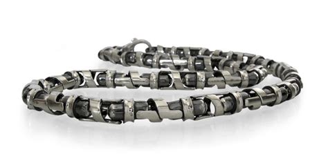 Мъжки сребърен синджир 376N - Студио Николас - бижута от злато и сребро