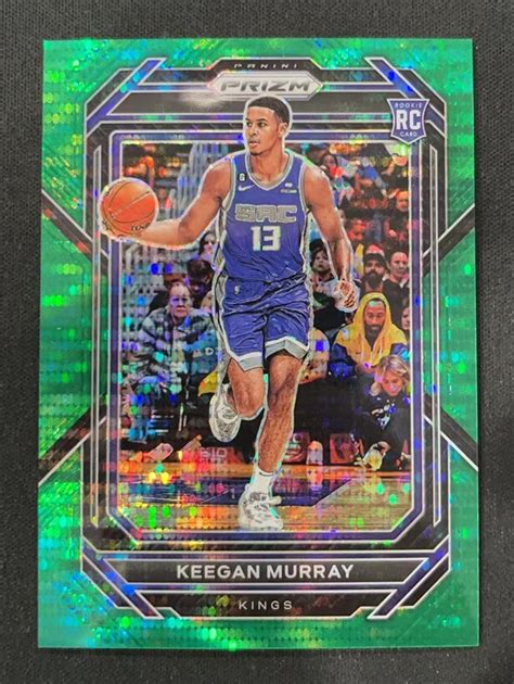 2022 23 Panini Prizm Keegan Murray 长安代卖PZ 国王 新秀RC 基根默里 基根穆雷 新秀绿折 绿脉冲折