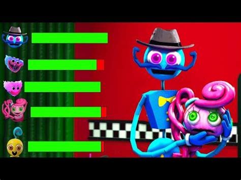 SFM FNaF Top 5 Security Breach Vs Poppy Playtime WITH Healthbars 9