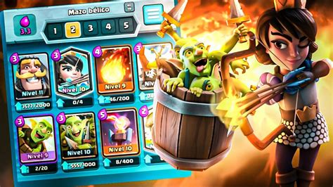 Top 3 Mazos De Log Bait Para Arena 12 En Clash Royale Mejores Mazos Arena 12 Youtube