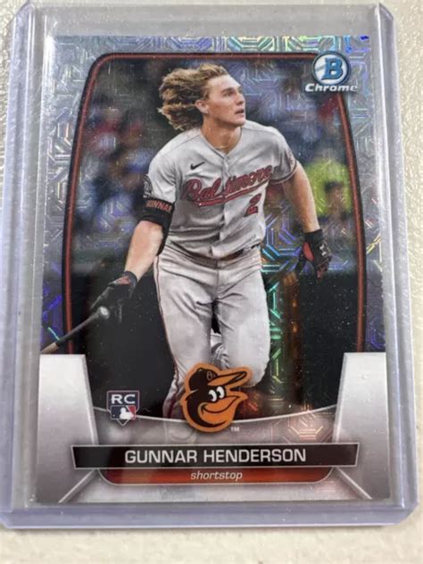 Bowman Chrome Gunnar Henderson Mojo R Fracteur M Ga Bo Te Rc