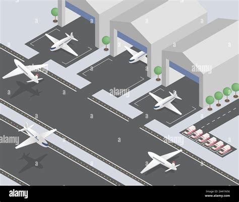 Airfield Architecture Stock Vector Images Alamy