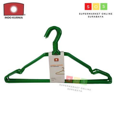 Jual Gantungan Baju Hanger Kawat Coating Plastik Kuat Dan Tebal Pcs