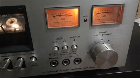 Tape Deck Pioneer Modelo Ct F2121 Youtube