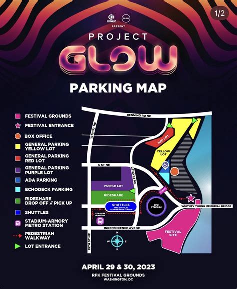 Maps for Project Glow 2023 : r/projectglowfest