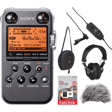 Sony Pcm M Portable Audio Recorder Olm Lavalier Value