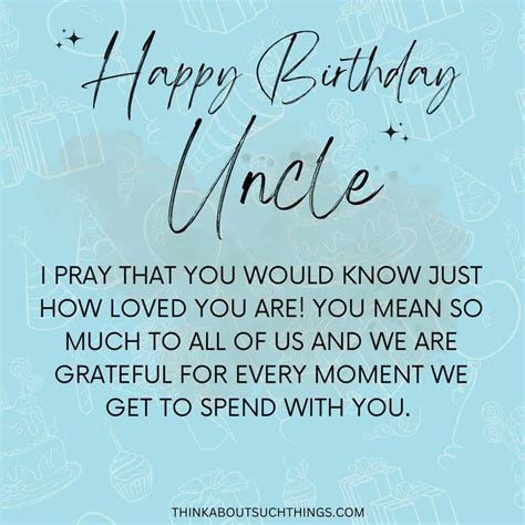 Wonderful Birthday Prayers For Uncle Plus Images