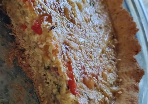 Tarta De Verduras Con Masa De Harina De Garbanzos Receta De Vale G