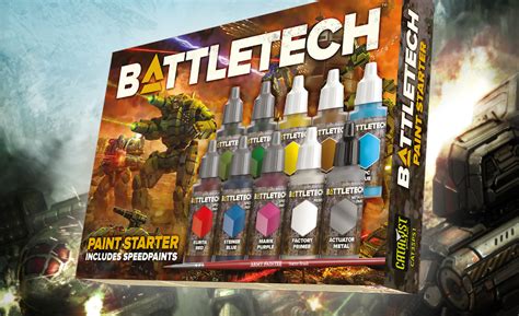 Battletech Paint Starter Set Coming Soon From The Army Painter