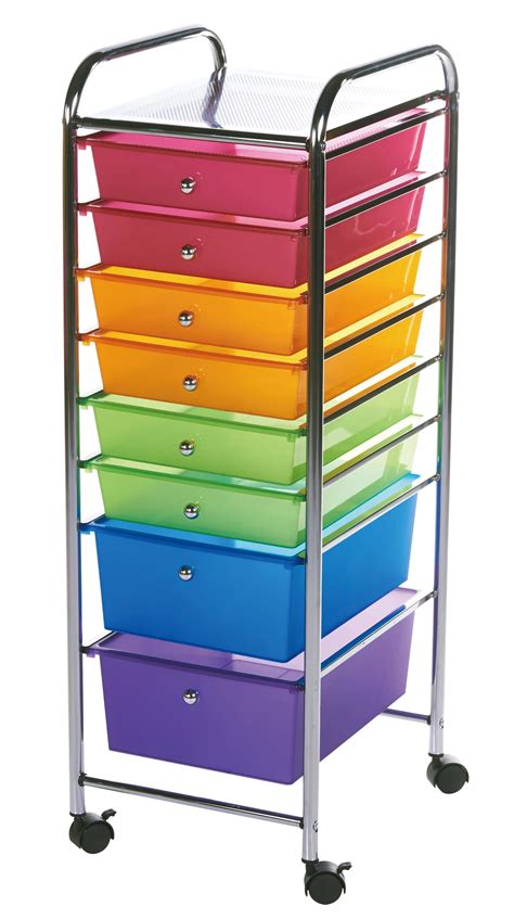 Plastic Drawer Storage Cart