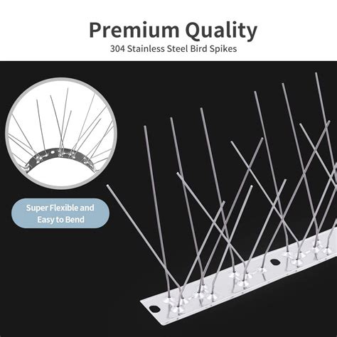 Topsome Bird Spikes For Pigeon Small Birds 3 6M 12 Feet Bird