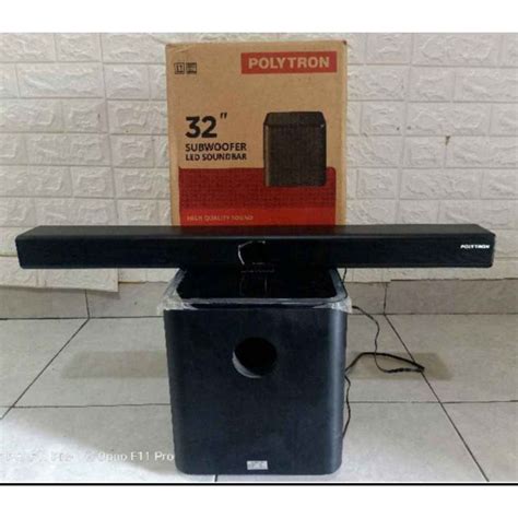 Jual Polytron Soundbar Subwoofer Speaker Pasif Mulus Skalibekas X Tv