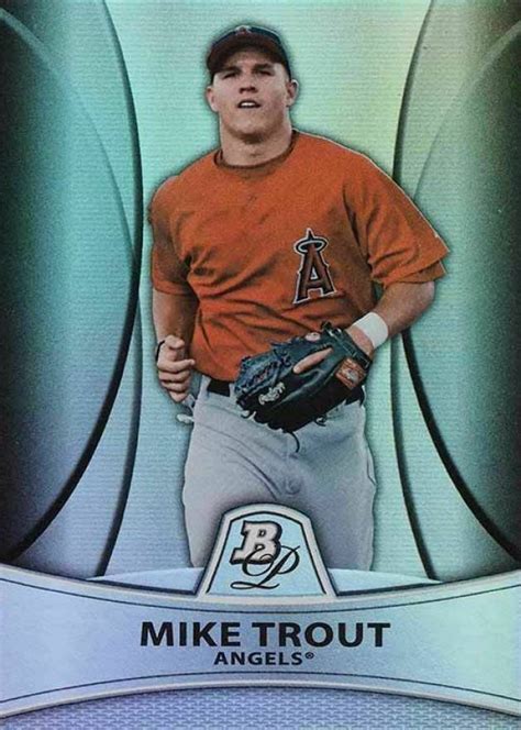 Bowman Platinum Prospects Mike Trout Pp Baseball Vcp Price Guide