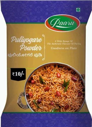 Paaru Puliyogare Packaging Size 50 G Packaging Type Pouch At Rs 120