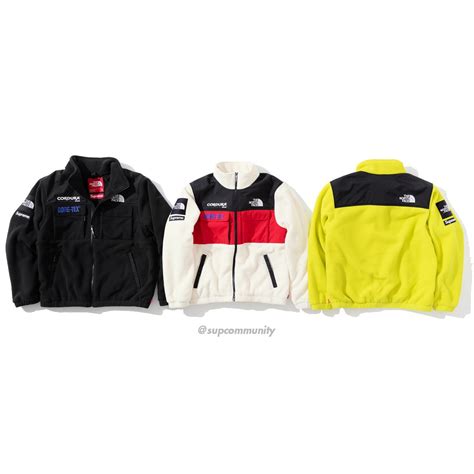Supreme The North Face Expedition Fleece Jacket Fw18 328