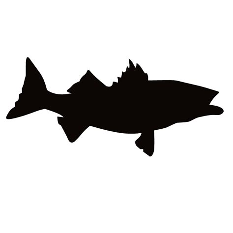 Walleye Silhouette