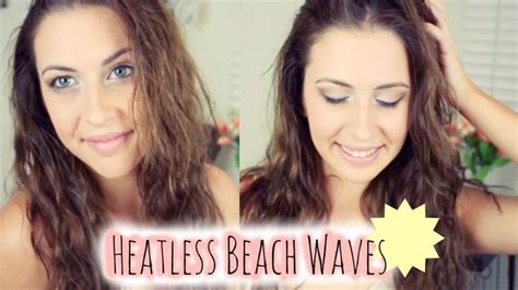 Heatless Beach Waves Hair Tutorial Beach Waves Hair Tutorial Beach