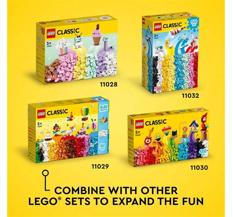 Lego Classic Creative Color Fun 11032 Building Toy Set 1 500 Pieces 5y