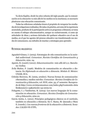 Educaci N A Distancia Y Educomunicaci N Patricia Vila Mu Oz Pdf