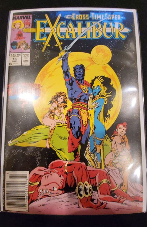 Excalibur 16 1989 Newsstand Comic Books Copper Age Marvel