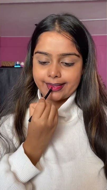 Viral Black Kajal And Pink Lipstick Hack 💄😱😱shorts Viral Lipstickhacks