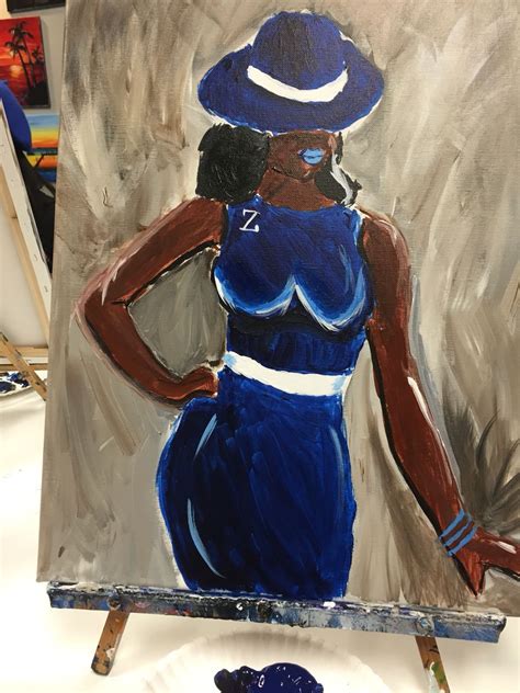 Zeta Phi Beta Painting At Explore Collection Of Zeta Phi Beta Painting