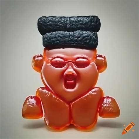 Gummy Bear Sculpture Of Kim Jong Un On Craiyon