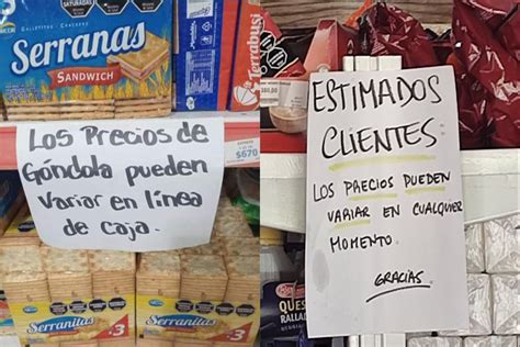 Vivir En Inflaci N Ya Hay Negocios Que Ponen Un Precio En La G Ndola Y