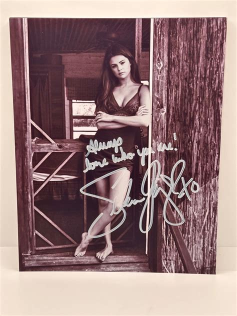 Selena Gomez Inscribed Signed Autographed Photo Authentic X With Coa