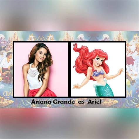 Little Mermaid Casting Choice Ariana Grande As Ariel Little Mermaid