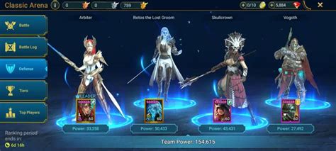 Raid Shadow Legends Arena Defense Team Guide