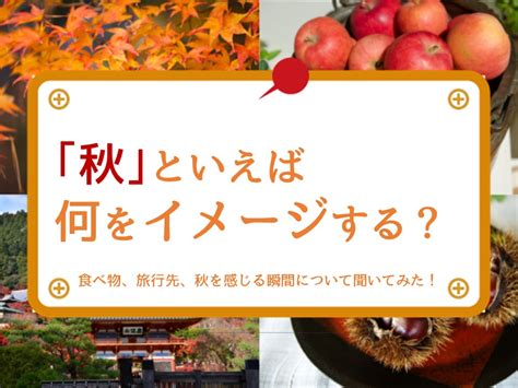 秋といえば何をイメージする？食べ物、旅行先、秋を感じる瞬間について聞いてみた。 Digmar