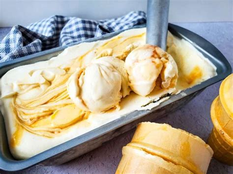 Easy 3 Ingredient No Churn Butterscotch Ice Cream Recipe