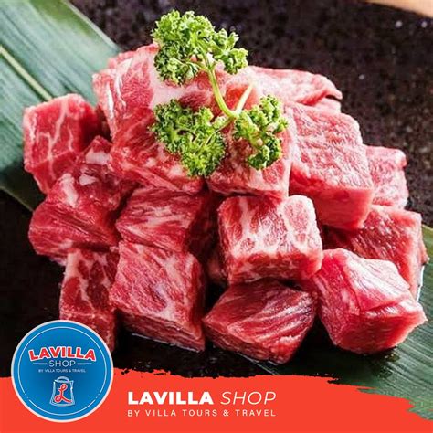 Jual Saikoro Wagyu Beef Cubic Steak Kotak Grade A Australian Beef