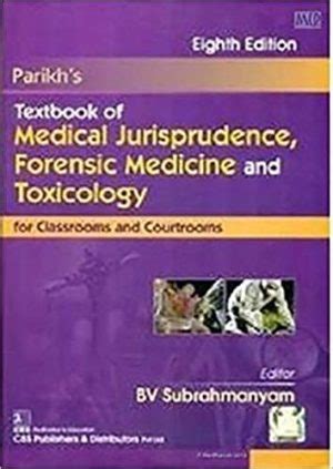 Parikh Medical Jurisprudence Forensic Medicine And Toxicology 8th