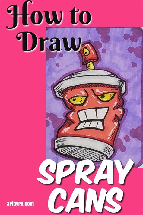 Learn To Draw Graffiti Spray Cans Simple Techniques