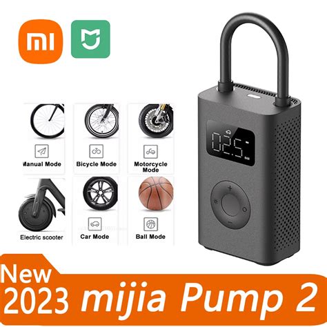 2023 Newest Xiaomi Mijia Electric Air Compressor 2 Led Type C Inflator