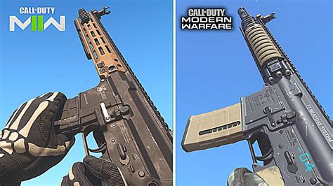 Modern Warfare II Vs Modern Warfare 2019 Weapons Comparison YouTube