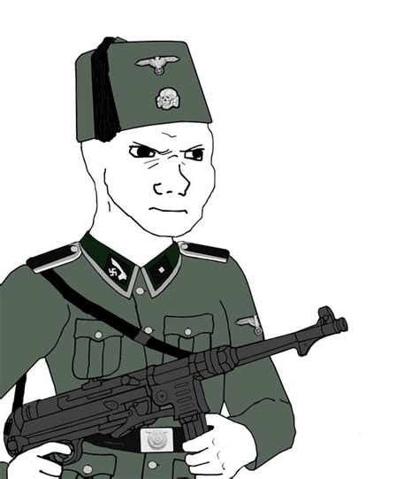 13th Waffen Ss Handschar Division Wojak Fighting Serbian Bandits In