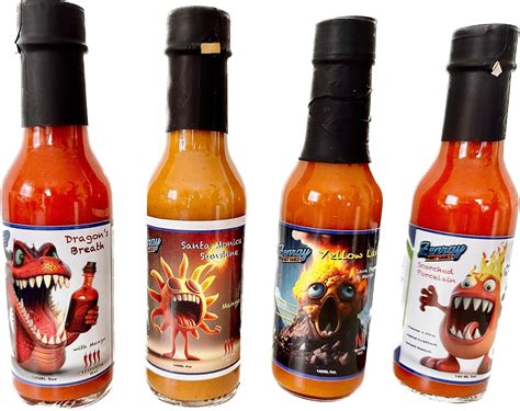 Amazon Hell S Kitchen Hot Sauce Collection Holiday Sampler Gift Set Grocery Gourmet Food