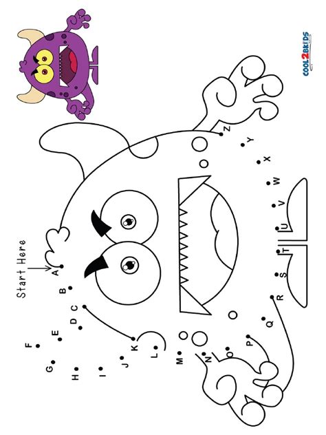 Dot To Dot Alphabet Worksheets For Preschoolers Pdf