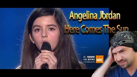 Angelina Jordan Here Comes The Sun Reaction Youtube