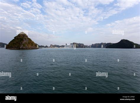 Ha Long Bay At The Gulf Of Tonkin Of The South China Sea Vietnam Stock