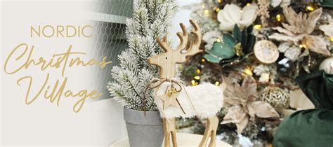 Nordic Christmas Village Decorating Ideas The Christmas Cart