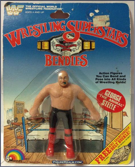 George Steele - WWF - 4" Bendies - LJN Action Figure