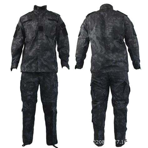 Kryptek Mandrake Black Typhonnomad Camouflage Military Tactical Acuairsoft Combat Uniform