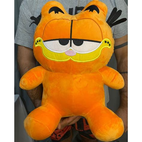 Pelucia Do Garfield - Gatinho Garfield de pelúcia 50 cm | Shopee Brasil