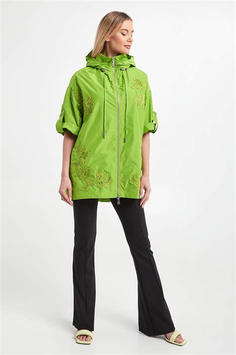 Kurtka damska ERMANNO FIRENZE Zielony Oversize D42ED009EY6/MF377 ...